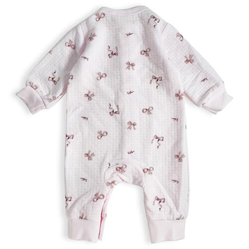 長袖カバーオール エアニット リボン柄(リボン&times;70cm)