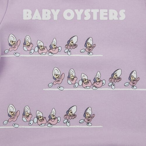 Disney ディズニー ヤングオイスター 長袖デイリートレーナー 起毛 パープル&times;95cm ベビーザらス限定