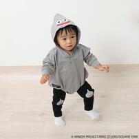 ドラクエベビー＆キッズ レギンス付きボディスーツ メタルスライム(グレー×約80cm) ベビーザらス限定