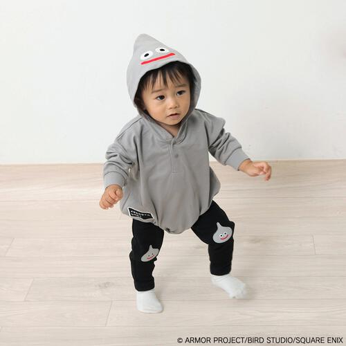 ドラクエベビー＆キッズ レギンス付きボディスーツ メタルスライム(グレー×約80cm) ベビーザらス限定