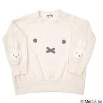 ミッフィーソデアップリケトレーナー ナチュラル×80cm ベビーザらス限定