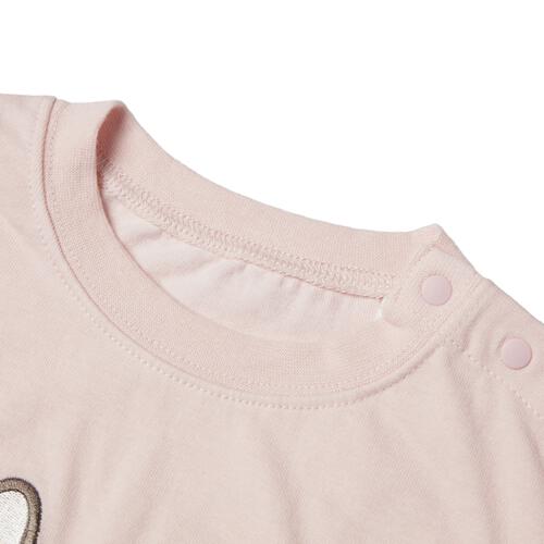 星のカービィ 半袖ボディースーツ 顔ドッカン 天竺 ピンク&times;80cm ベビーザらス限定