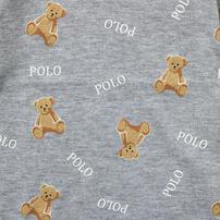POLO BCS クマ総柄Ｔシャツ グレー&times;120cm ベビーザらス限定