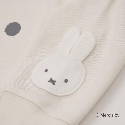 ミッフィーソデアップリケトレーナー ナチュラル×90cm ベビーザらス限定