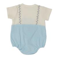 Disney ディズニー 半袖ボディスーツ 吊りブルマ風 スティッチ サックス&times;80cm ベビーザらス限定 赤ちゃん 出産準備 出産祝い ベビー服 子供服