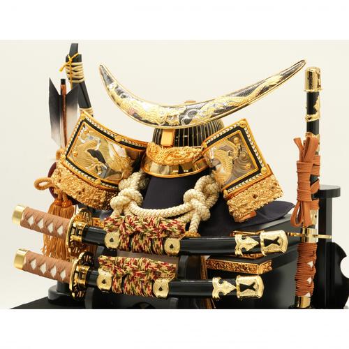 【五月人形】兜飾り ケース飾り「伊達政宗彫金龍」（538009）コンパクト 男の子 端午の節句 トイザらス・ベビーザらス限定【メーカー直送】