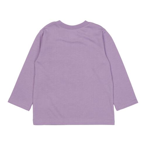 Disney ディズニー アナと雪の女王 長袖Tシャツ 天竺 パープル×90cm ベビーザらス限定