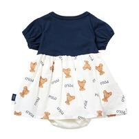 POLO BCS ギャザースカートロンパース ネイビー&times;80cm  ベビーザらス限定