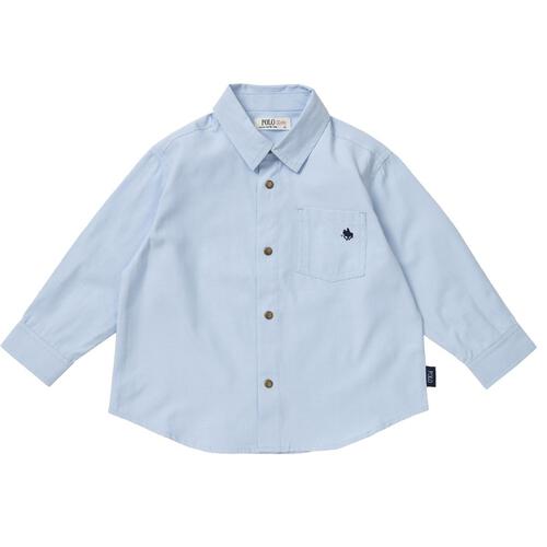 POLO BCS 長袖シャツ サックス×80cmベビーザらス限定