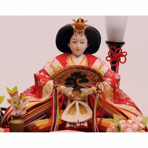 【雛人形】ケース飾り 親王飾り「春歌雪輪桜半円アクリル」  (322895)ひな人形 ひな祭り おしゃれ トイザらス・ベビーザらス限定【メーカー直送】