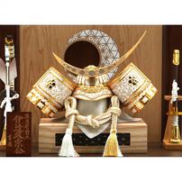 【五月人形】兜ケース飾り「伊達政宗木目調衝立付きアクリル」（538284）トイザらス・ベビーザらス限定【メーカー直送】