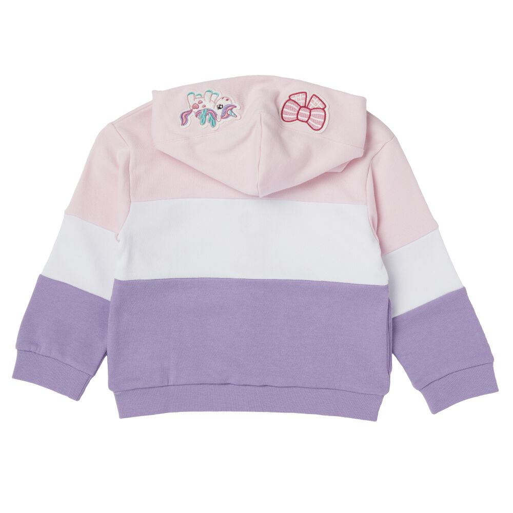 ティニピン×しなこ】パーカー 長袖フード付き 裏毛 ピンク×130cm