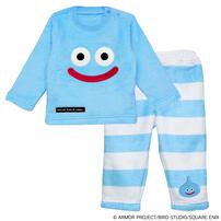 ドラクエベビー＆キッズ フリースパジャマ スライム(ブルー×約80cm) ベビーザらス限定
