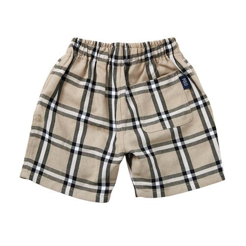 POLO BCS チェックハーフパンツ ベージュ&times;90cm ベビーザらス限定