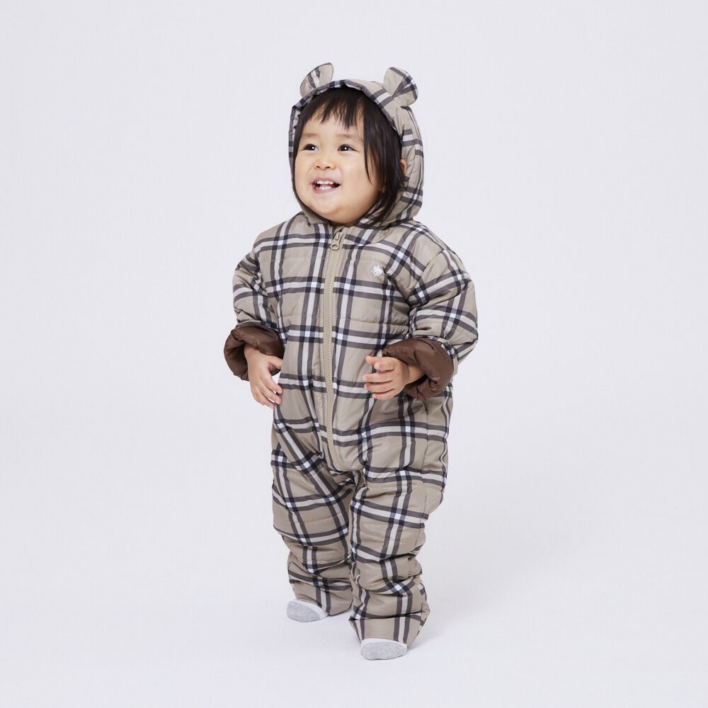 POLO BCS 中綿ジャンプスーツ ベージュ×70cm ベビーザらス限定