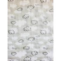 モスリンガーゼハンカチ 3枚組 アニマル×さんかく×雲 ベビーザらス限定