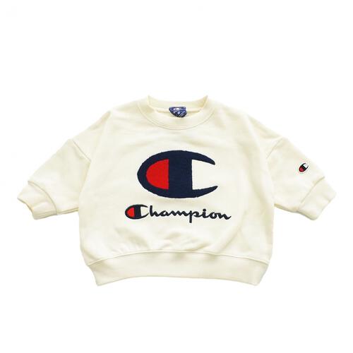 Champion チャンピオン 長袖トレーナー ナチュラル×80cmベビーザらス限定