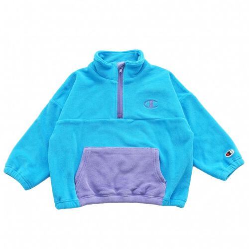 【Champion】長袖プルオーバー ブルー×110cm ベビーザらス限定