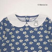 ミッフィーオハナソウガラプリントワンピース ブルー×90cm ベビーザらス限定