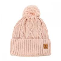 ケーブルニット帽 ミディアムピンク×48-50cm ベビーザらス限定