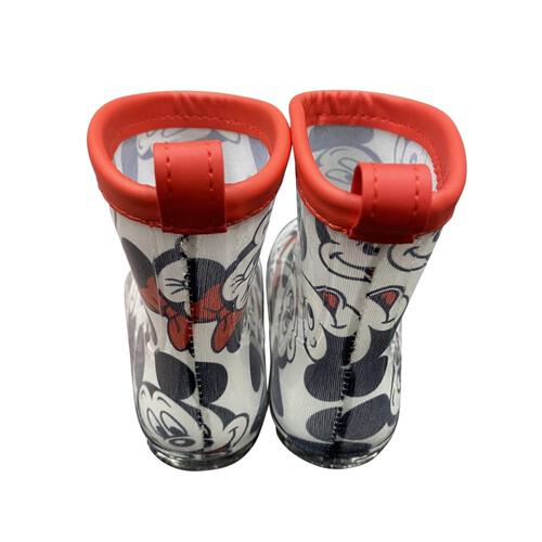 ディズニー レインブーツ ミッキー＆ミニー(レッド×16cm) ベビーザらス限定