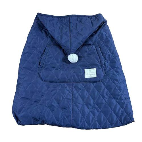 抱っこ紐ケープ 中綿 キルト ダイヤ ネイビー×FREE ベビーザらス限定