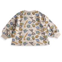 COJIKA ストレッチデイリートレーナー ミニ裏毛 恐竜 ベージュ×90cm ベビーザらス限定