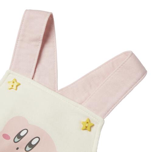 星のカービィ 吊りブルマ 裏毛 ホワイト&times;70-80cm ベビーザらス限定