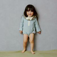 ローリーズファームベビー リブボディスーツ(グレー×80cm) ベビーザらス限定