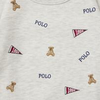 POLO BCS フラッグ刺繍トレーナー アイボリー×90cm ベビーザらス限定