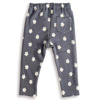 COJIKA 10分丈デイリーパンツ 裏シャギー デイジー柄 グレー×90cm ベビーザらス限定