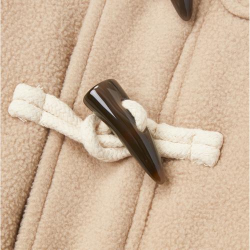 RAT-A-TATR ラッタッター ダッフルコート 中綿 無地 ベージュ×100cm