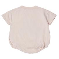 星のカービィ 半袖ボディースーツ 顔ドッカン 天竺 ピンク&times;80cm ベビーザらス限定