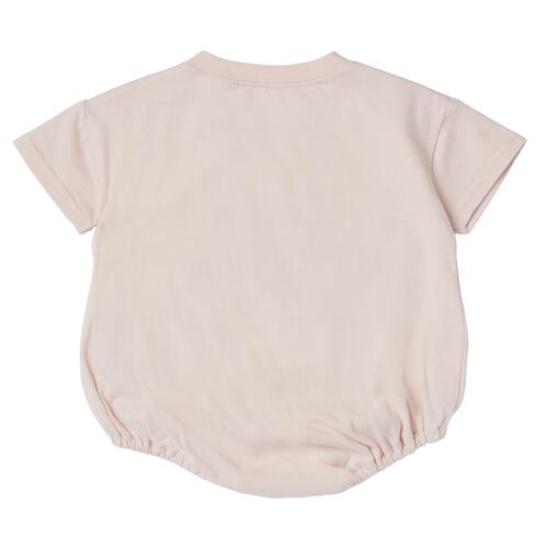 星のカービィ 半袖ボディースーツ 顔ドッカン 天竺 ピンク&times;80cm ベビーザらス限定