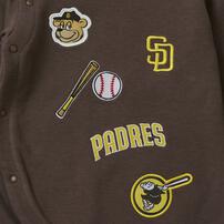 MLB ロンパース パドレス ブラウン×80cm ベビーザらス限定