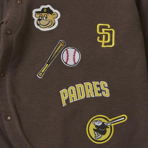 MLB ロンパース パドレス ブラウン×80cm ベビーザらス限定