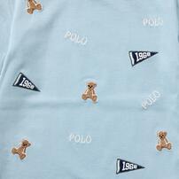 POLO BCS ロゴクマ半袖総柄Ｔシャツ グリーン&times;80cm ベビーザらス限定