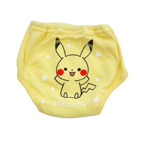 monpoke モンポケ 3層トレーニングパンツ 3枚組 ピカチュウ イエローx95cm