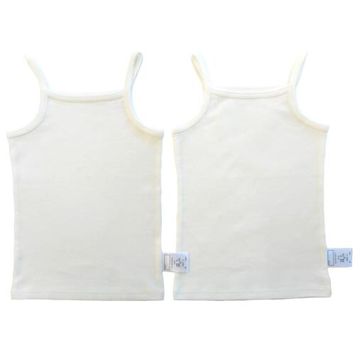 袖無しシャツ肌着 2枚組 白無地抗菌防臭(ホワイト×90cm) ベビーザらス限定