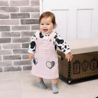 BUDDYLEE ジャンパースカート ニットコール ピンク×80-90cm ベビーザらス限定