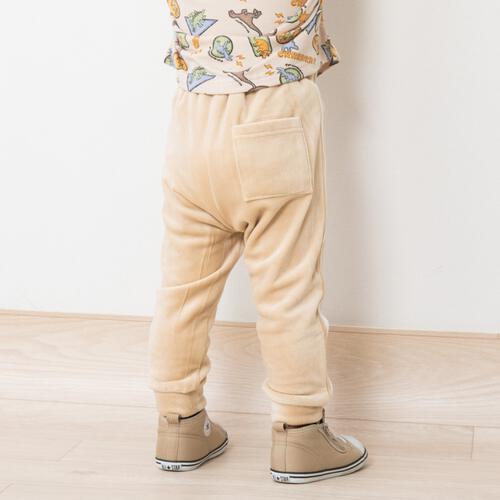 COJIKA 10分丈デイリーパンツラインイリ ストレッチベロア ベージュ&times;95cm ベビーザらス限定
