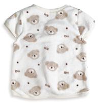 パジャマベスト フリース クマ柄 ベージュ×80-95cm ベビーザらス限定