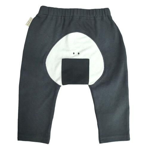 オシリハッピーモンキーパンツ おにぎり グレー×80cm ベビー服 ベビーウェア ボトムス 赤ちゃん 男の子 女の子 ユニセックス 子供服 保育園 幼稚園