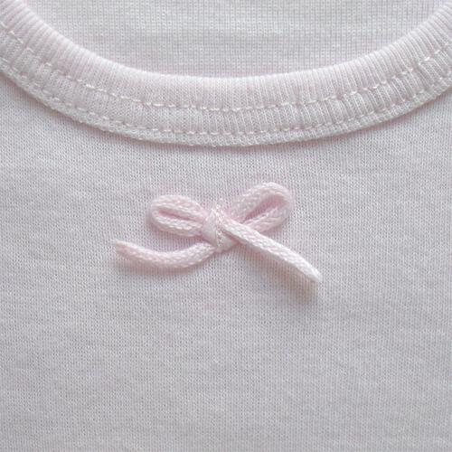 2枚組 抗菌半袖シャツ肌着 フライス ひまわり パープル&times;90cm