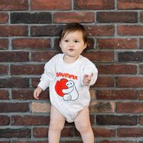 ディズニー 長袖さがらボディスーツ ドッカン ベイマックス(ホワイト×80cm) ベビーザらス限定