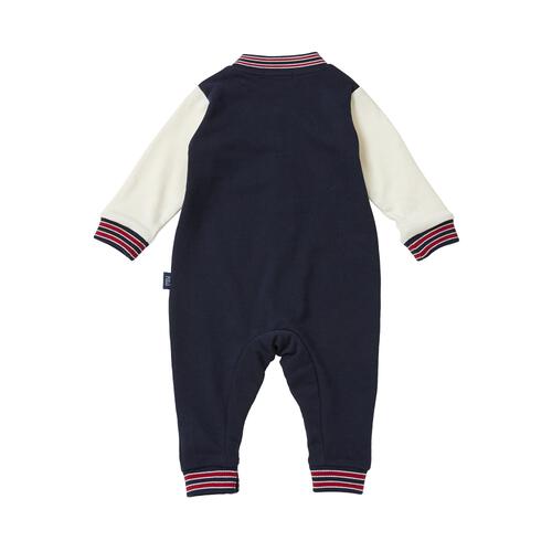 POLO BCS スタジャン風ロンパース ネイビー×70cm ベビーザらス限定