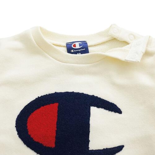 Champion チャンピオン 長袖ダルマボディスーツ ナチュラル×70cmベビーザらス限定