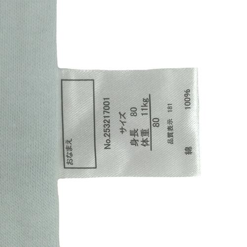 長袖ロンパース肌着 2枚組 スムス 恐竜 パステルブルー×90cm ベビーザらス限定