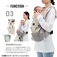 カーメイト エールベベ ベビーキャリア スリー (ブラック)