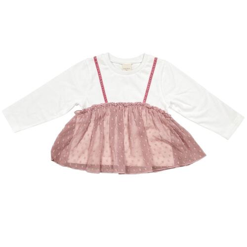 sophitica 天竺シフォンドッキングTシャツ オフホワイト&times;80cm ベビーザらス限定